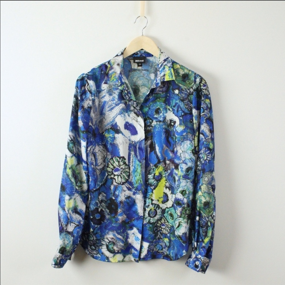 Just cavalli floral print blouse top
